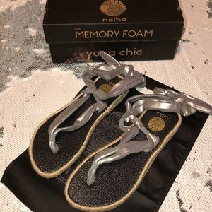 Nalho Karabi 9 ankle Sandals silver gray